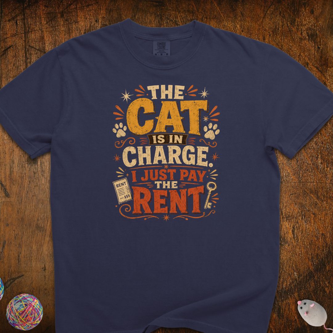 The Cat Is in Charge T-Shirt