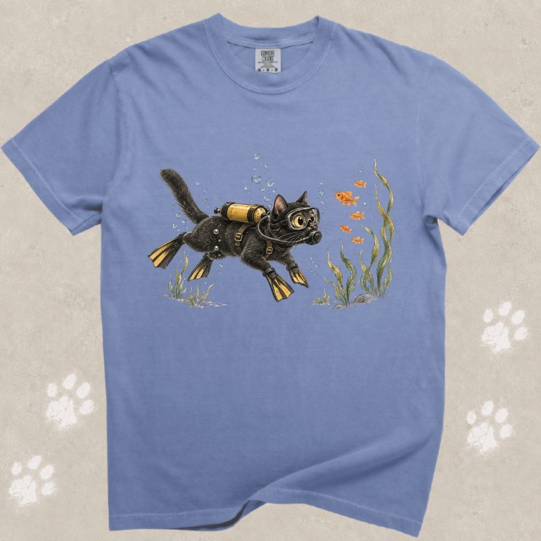 Scuba Cat T-Shirt