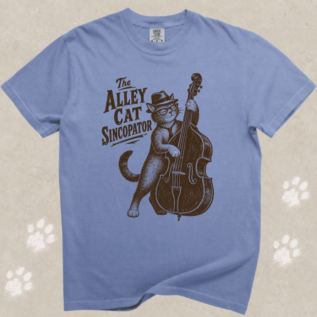 The Alley Cat Syncopator Cat T-Shirt