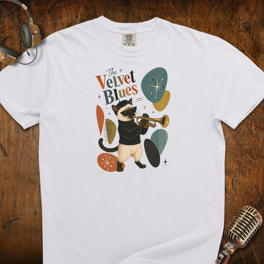 The Velvet Blues Cat T-Shirt