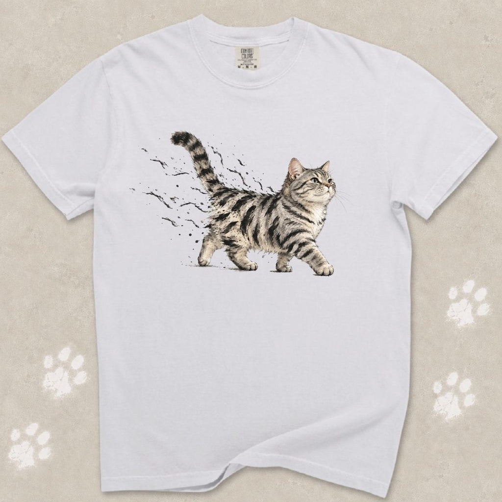Ink In Motion Cat T-Shirt