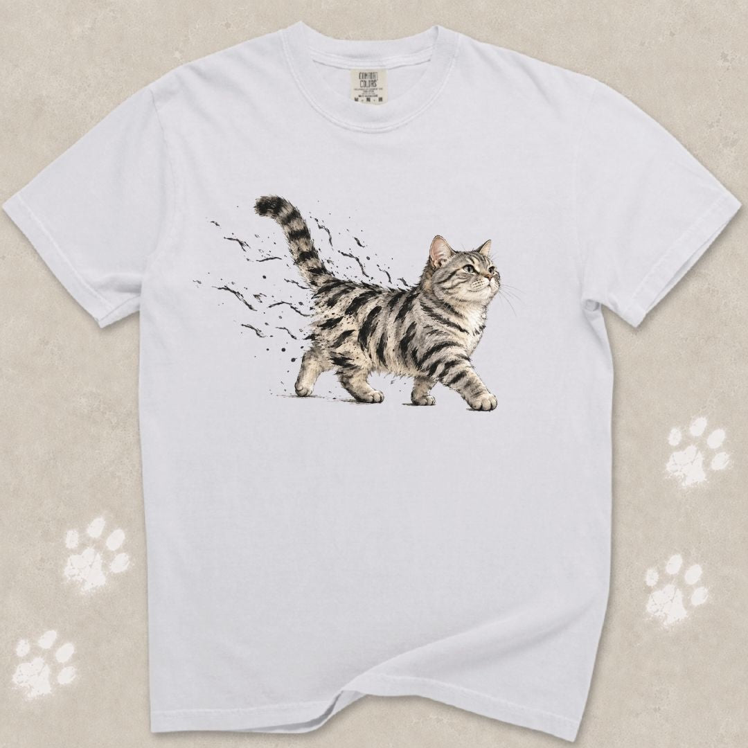 Ink In Motion Cat T-Shirt