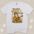 Peace Paws & Strings Cat T-Shirt
