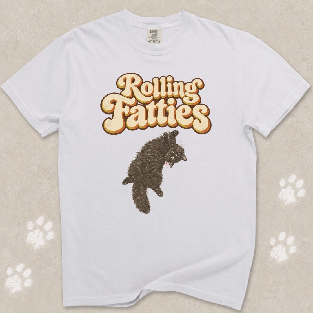 Rolling Fatties Cat T-Shirt