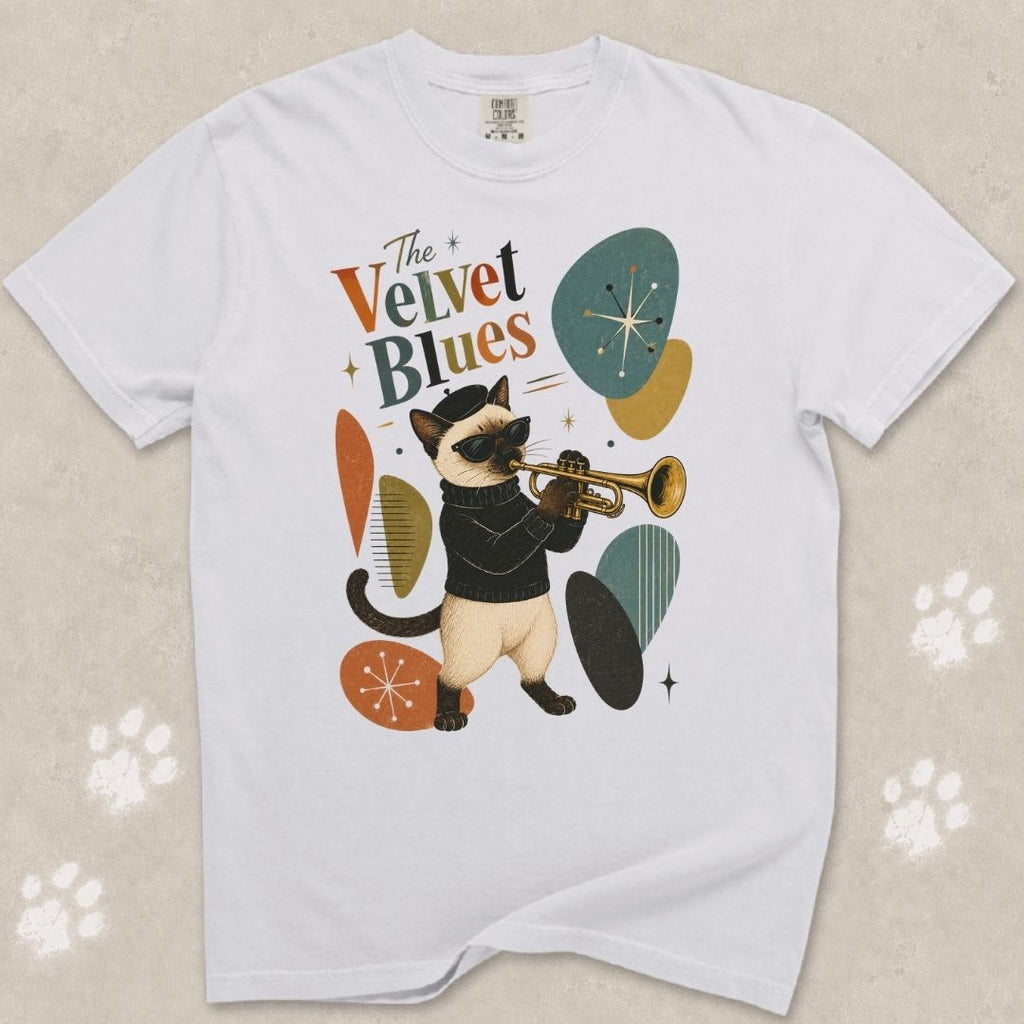 The Velvet Blues Cat T-Shirt