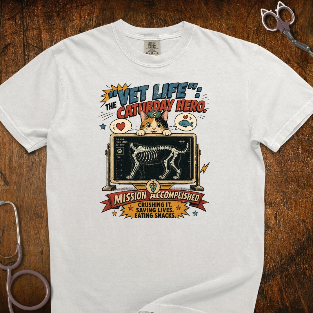 Saving Lives Cat T-Shirt
