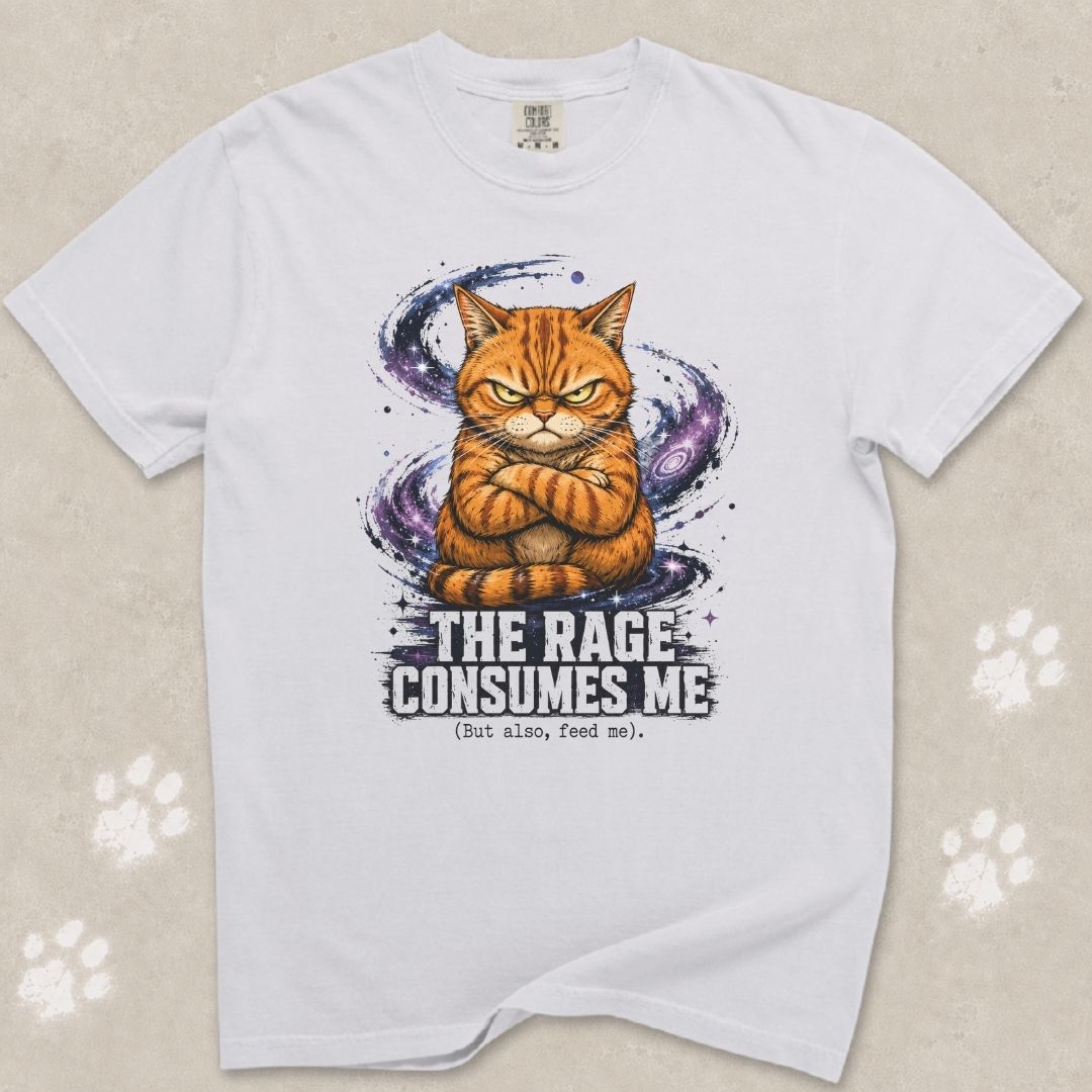 Rage Consumes Me Cat T-Shirt
