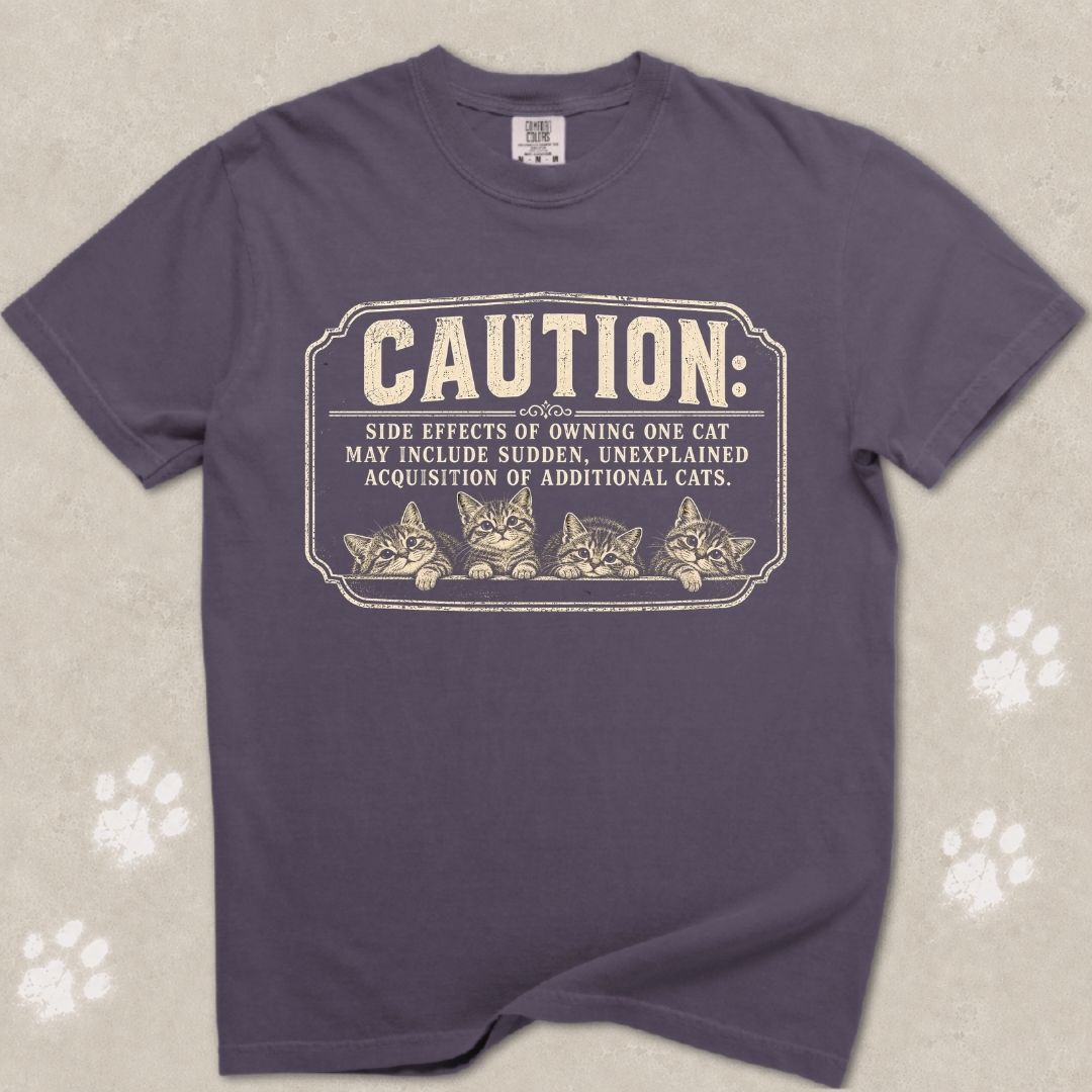 Caution Cat T-Shirt