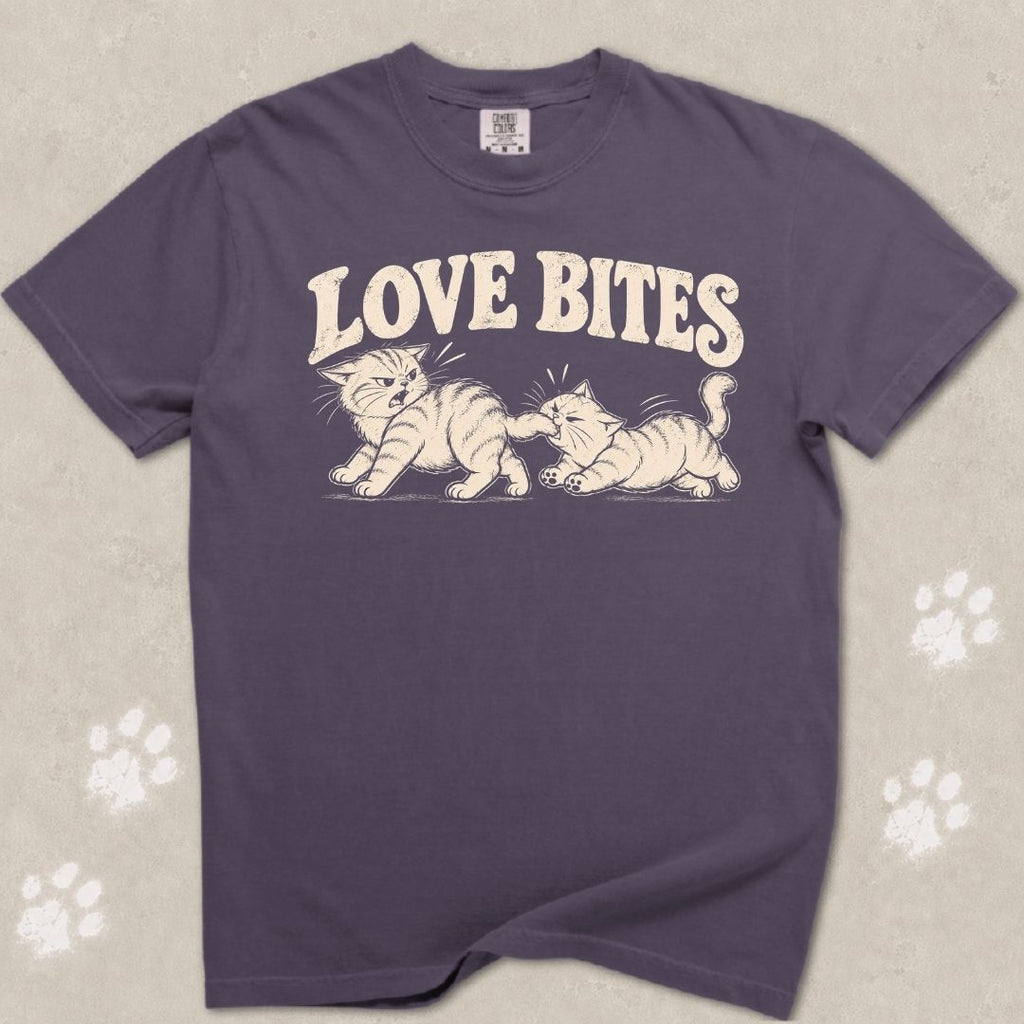 Love Bites Cat T-Shirt