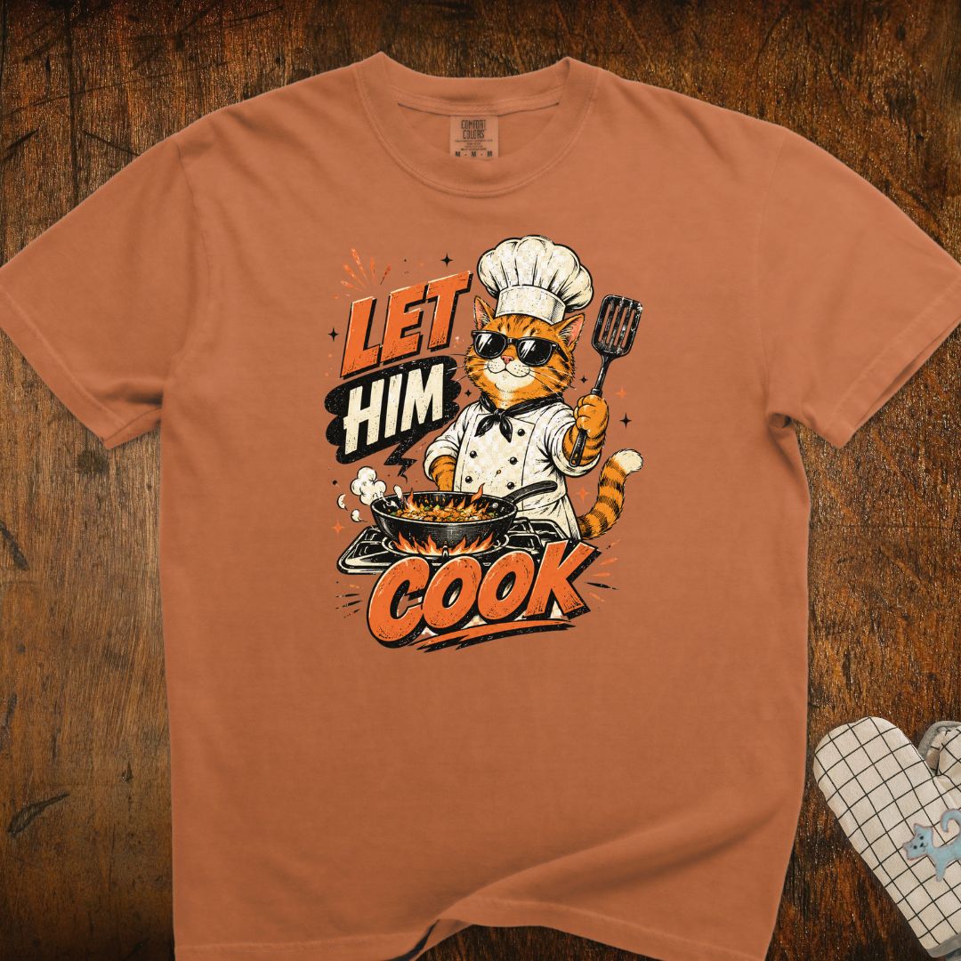 Let Him Cook Cat T-Shirt