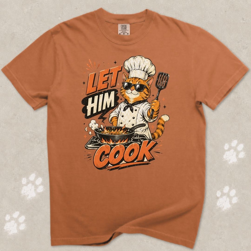 Let Him Cook Cat T-Shirt