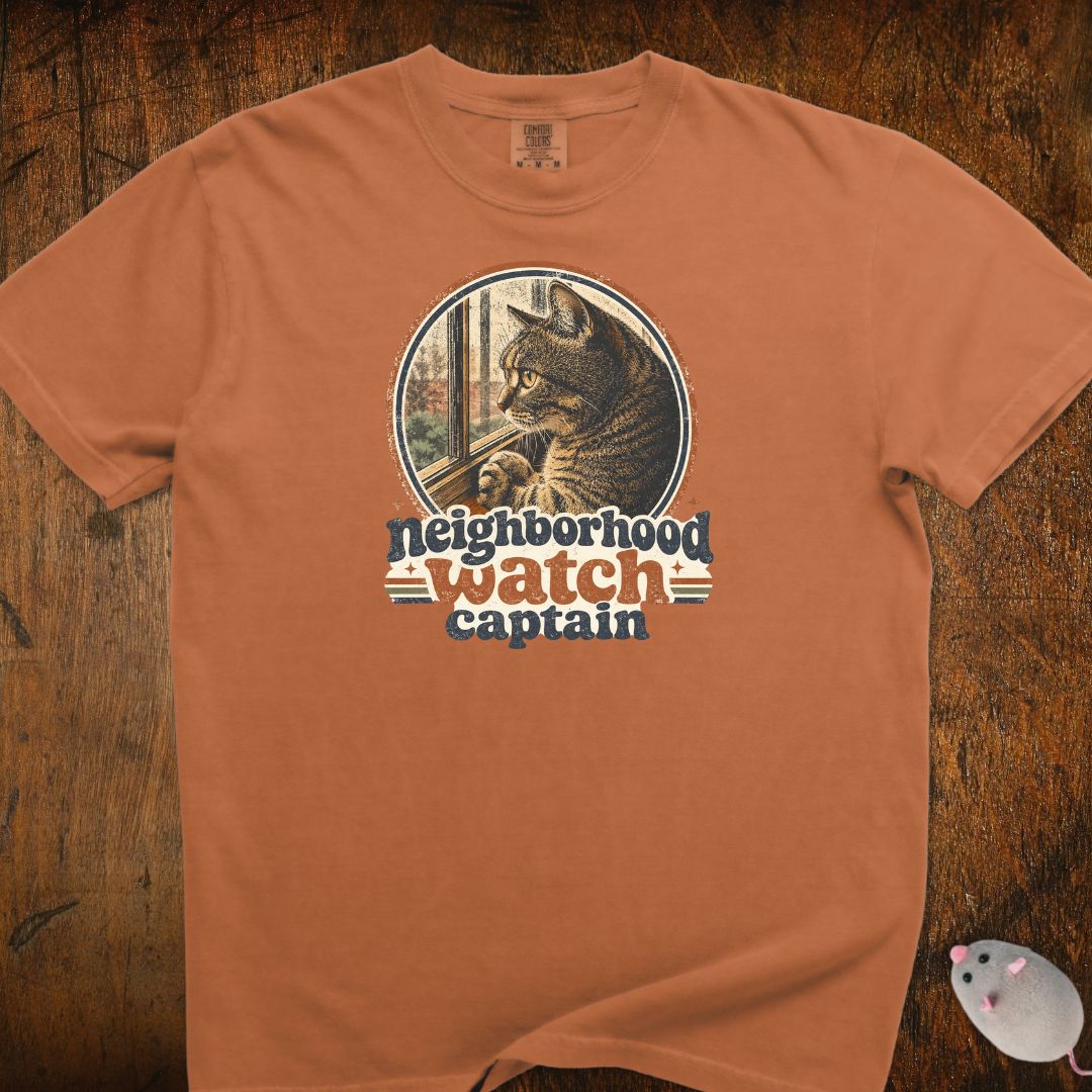Neighborhood Watch Cat T-Shirt