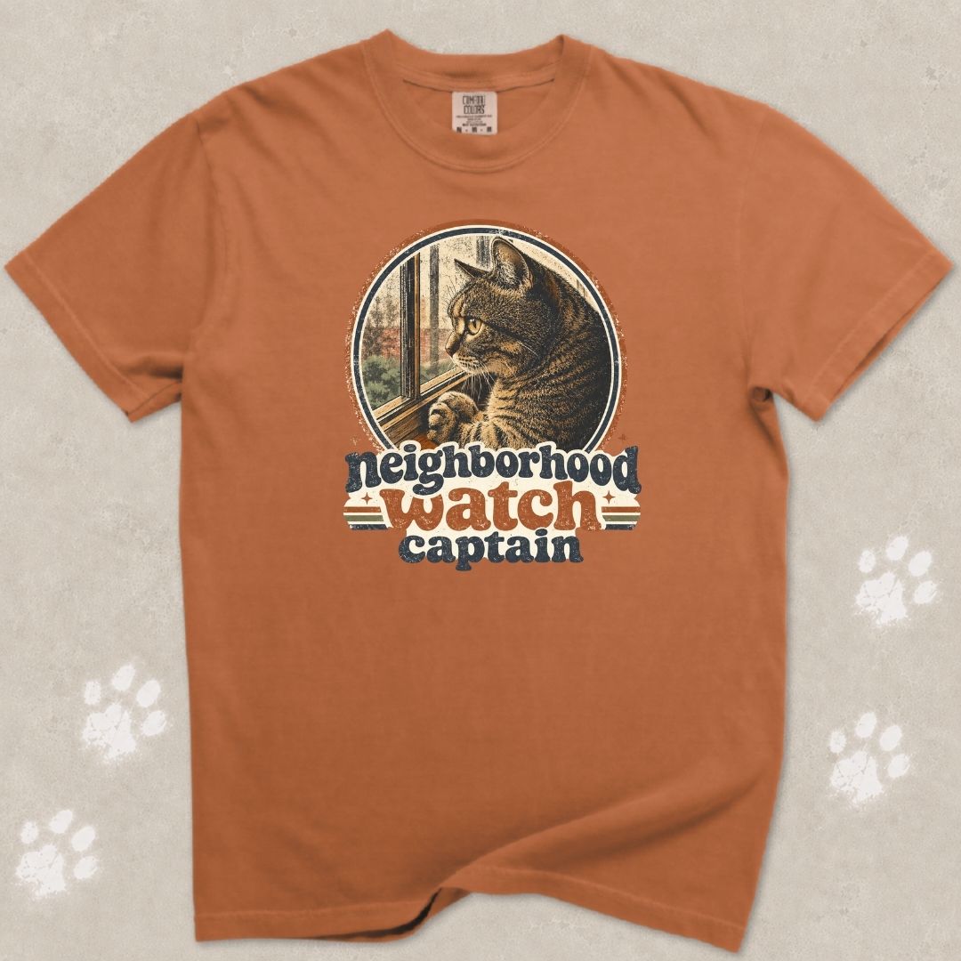Neighborhood Watch Cat T-Shirt