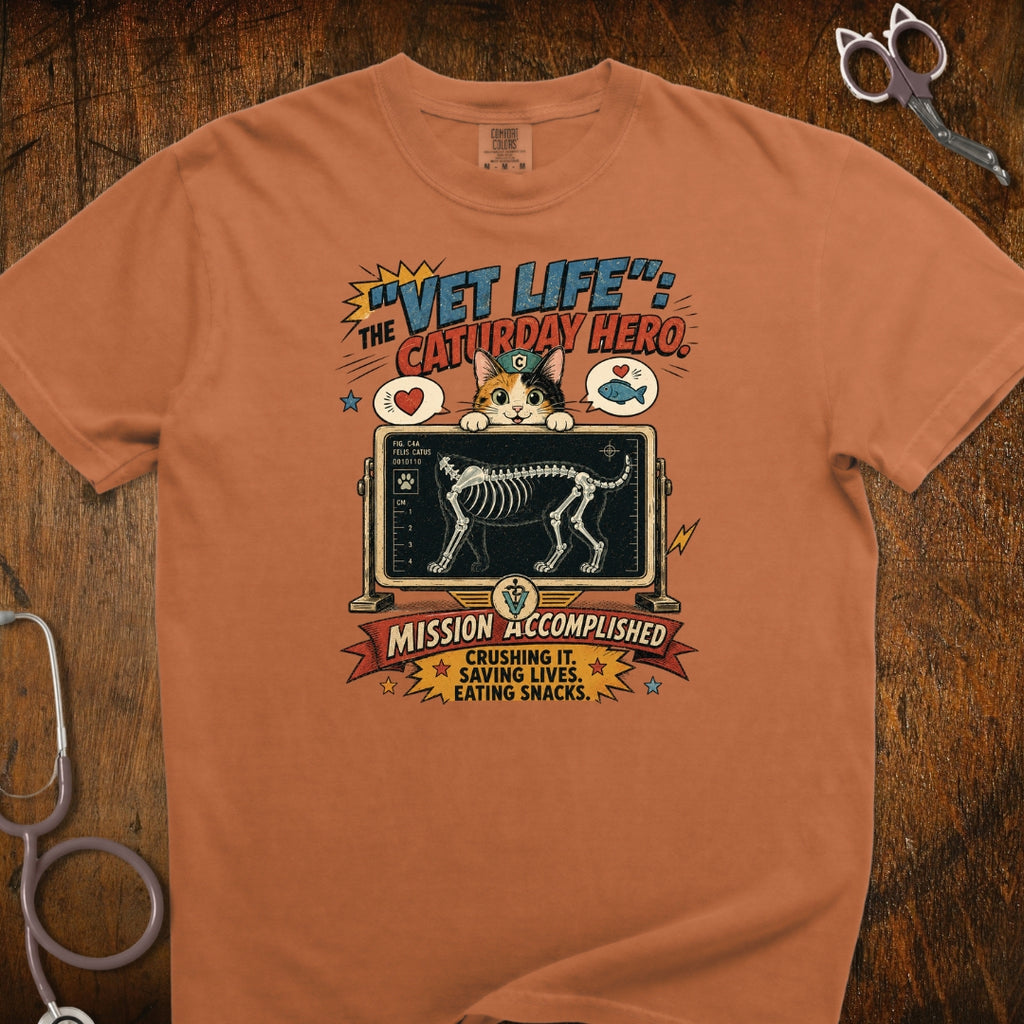 Saving Lives Cat T-Shirt