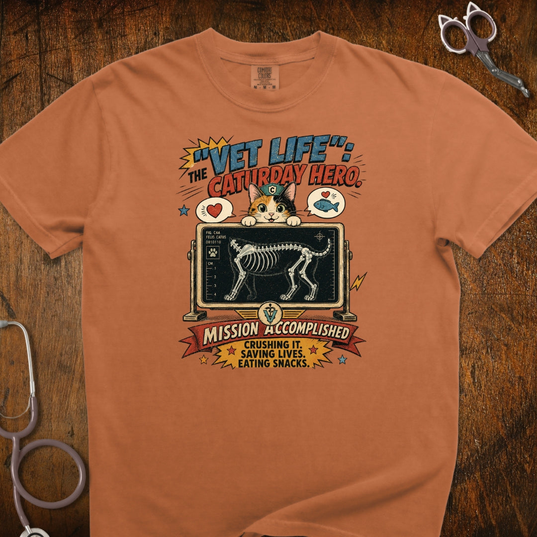 Saving Lives Cat T-Shirt
