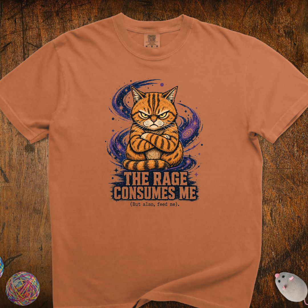 Rage Consumes Me Cat T-Shirt