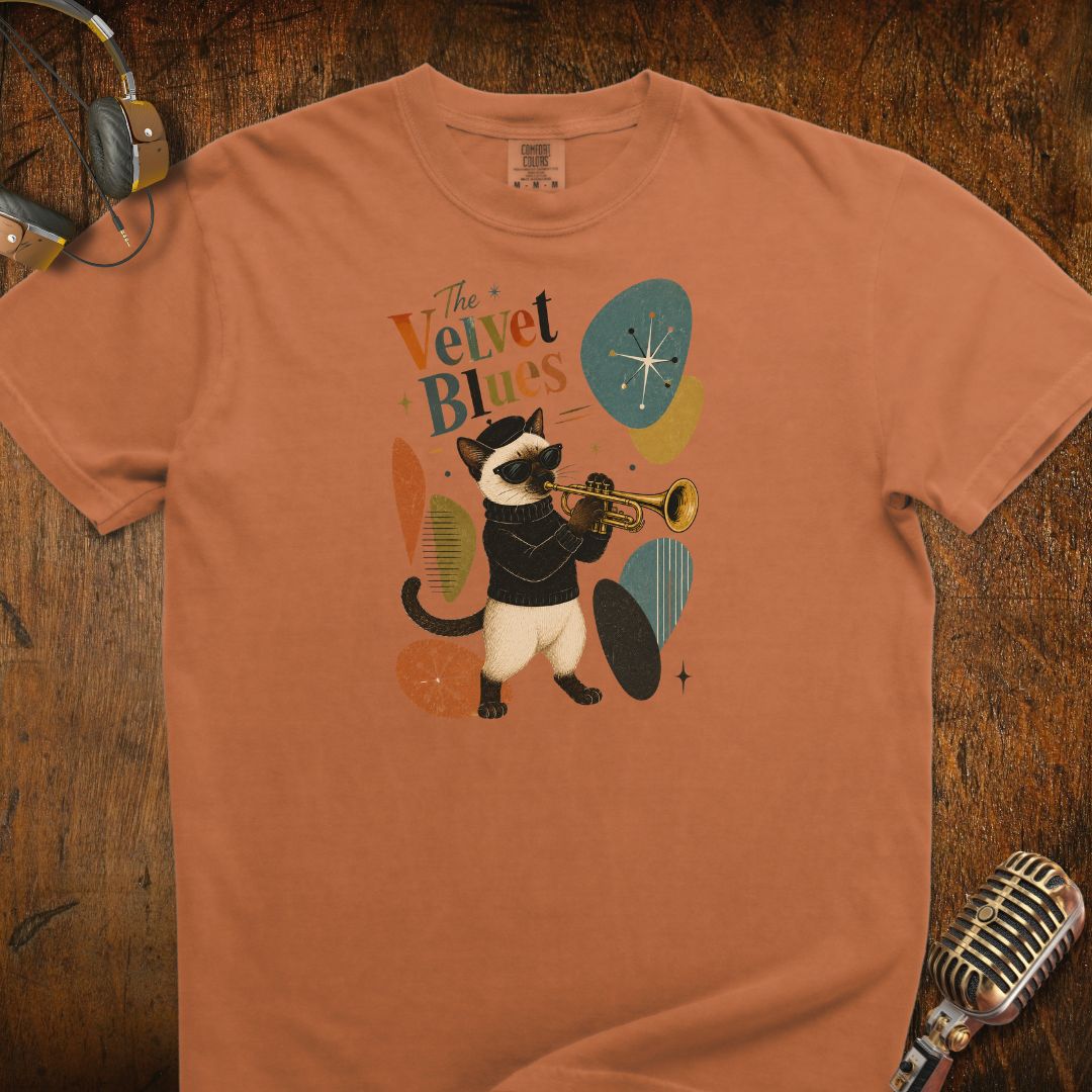 The Velvet Blues Cat T-Shirt