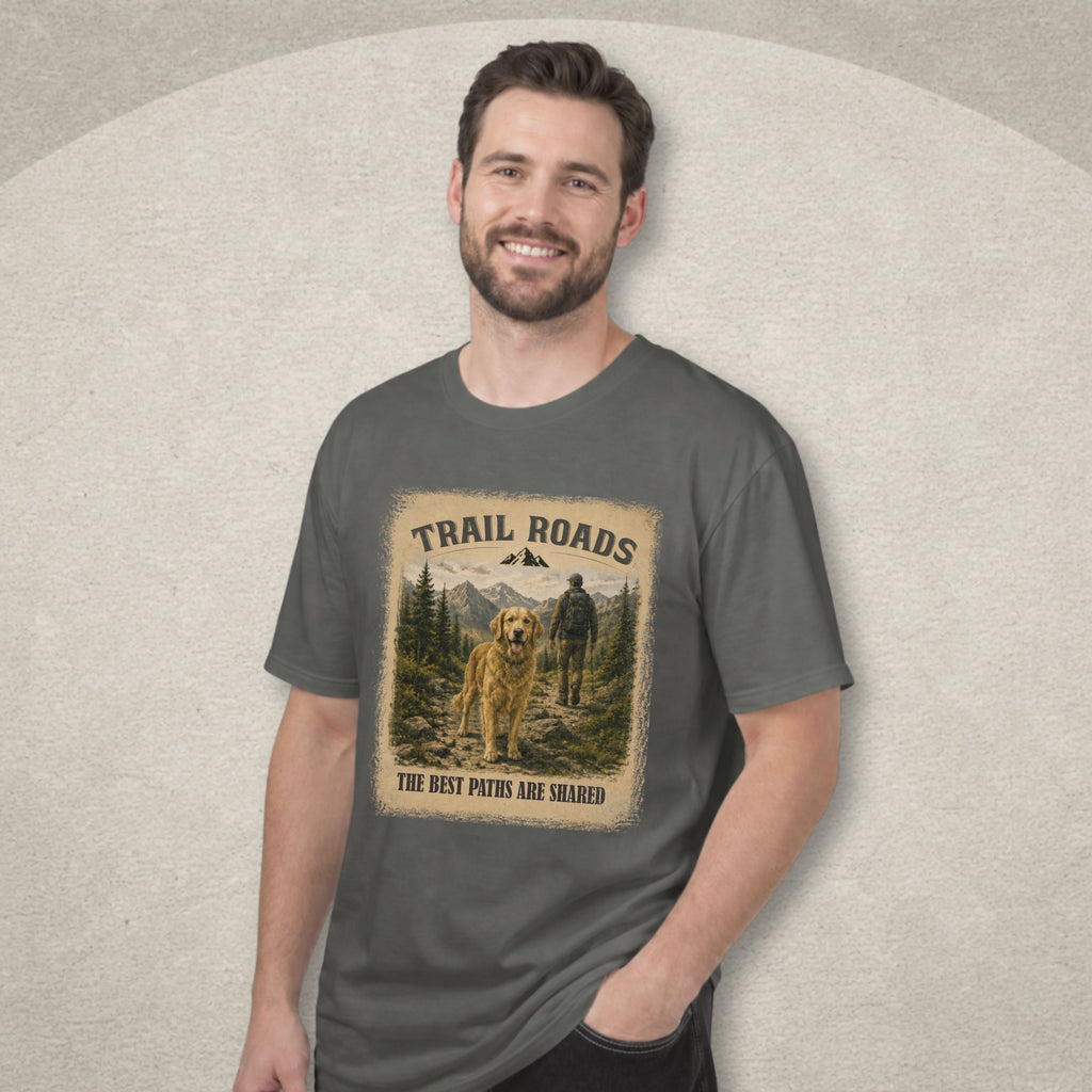 Trail Guide – Golden Retriever Graphic Tee